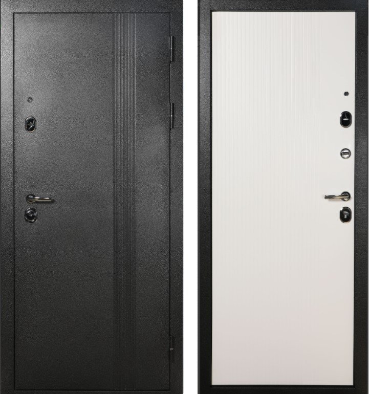 Дверь TD 9-1  Темно Сер.Антик- Белый DIS007390