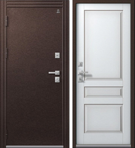 Товар Дверь Термо-2 Шоколадный Муар -Кашемир Белый DIS007374